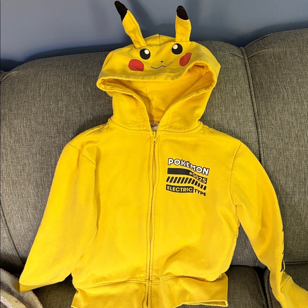 Yellow Pikachu Hoodie